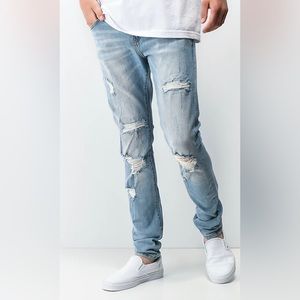 Crysp Atlantic Blue Skinny Jeans men’s size 36